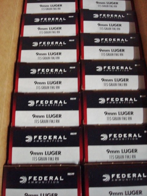 Federal - 9mm FMJ American Eagle New 124 grain - 50 Rounds